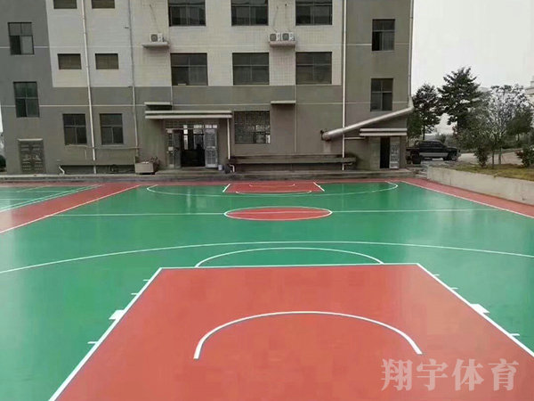 硅PU蓝球场